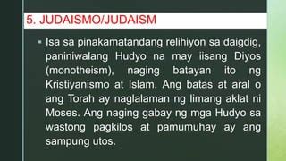 monoteismo tagalog|Monotheism Kahulugan sa Relihiyon.